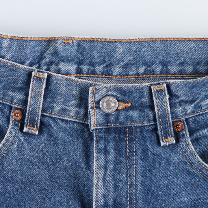 2000'S Levi's 517 Boot Cut Denim Pants, Made in USA, Men's Size 34 cotton blue type Vintage Second Hand