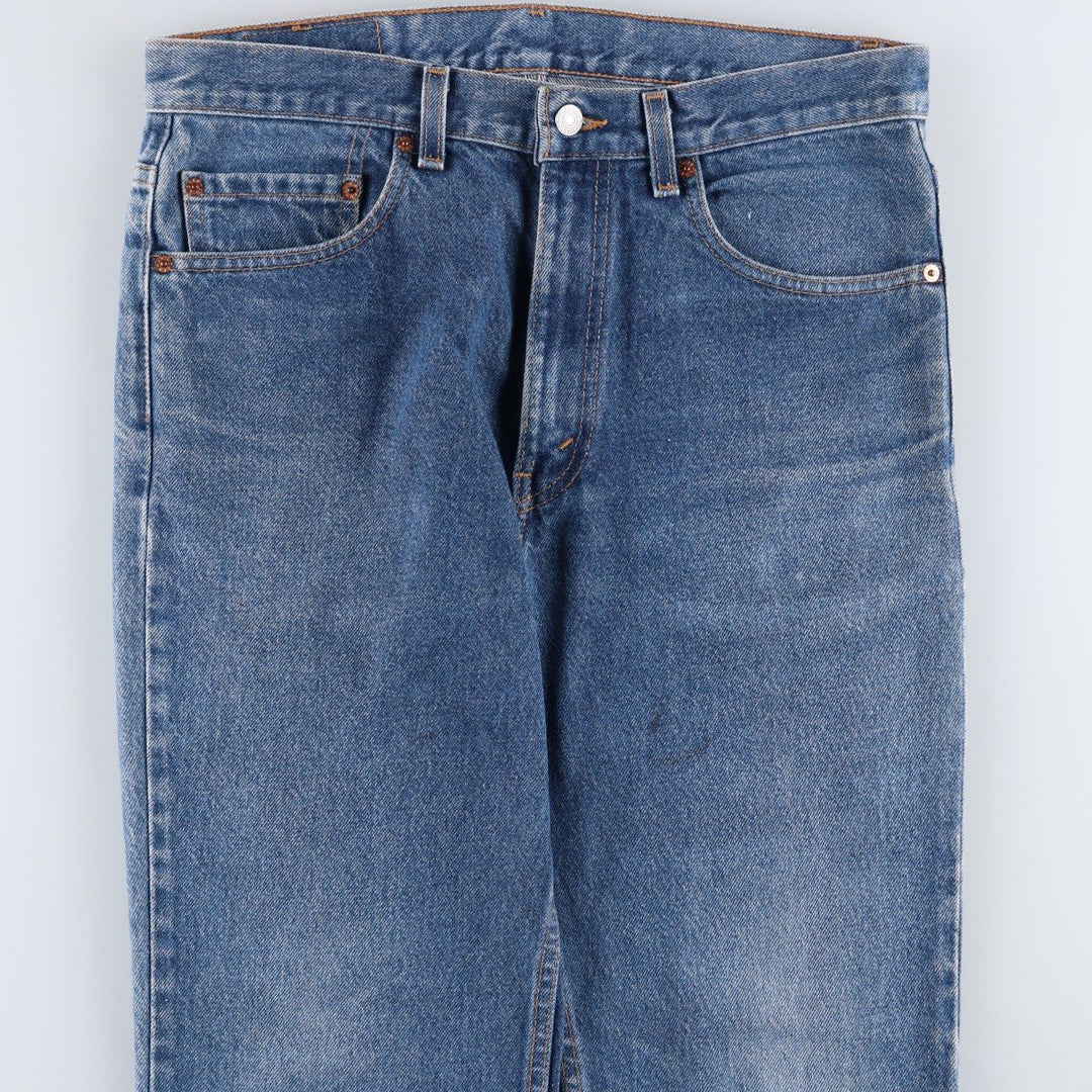 2000'S Levi's 517 Boot Cut Denim Pants, Made in USA, Men's Size 34 cotton blue type Vintage Second Hand