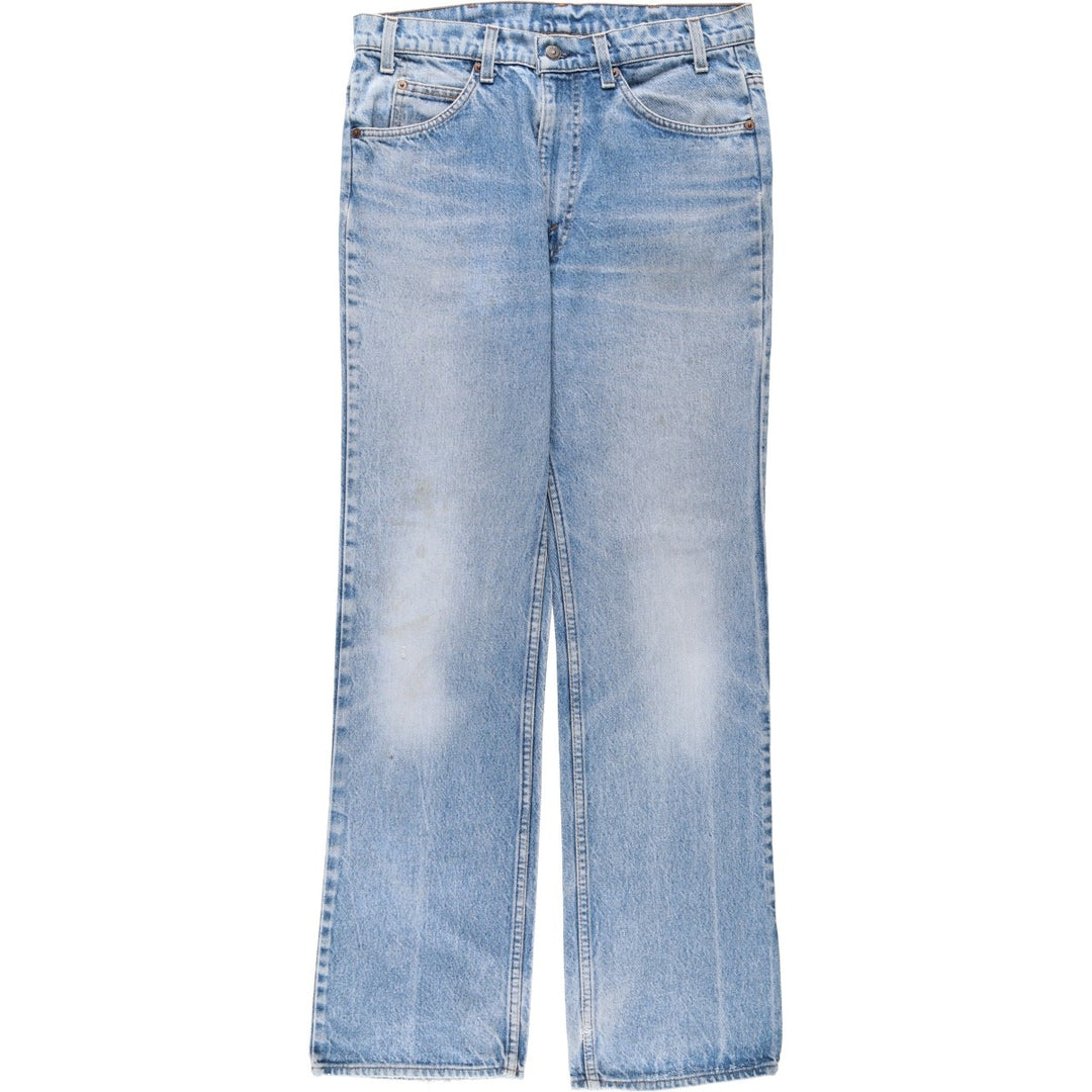 80s-90'S Levi's 517 Orange Tab Bootcut Denim Pants, Men's Size W33 (approx.), Vintage unclear blue type Vintage Second Hand