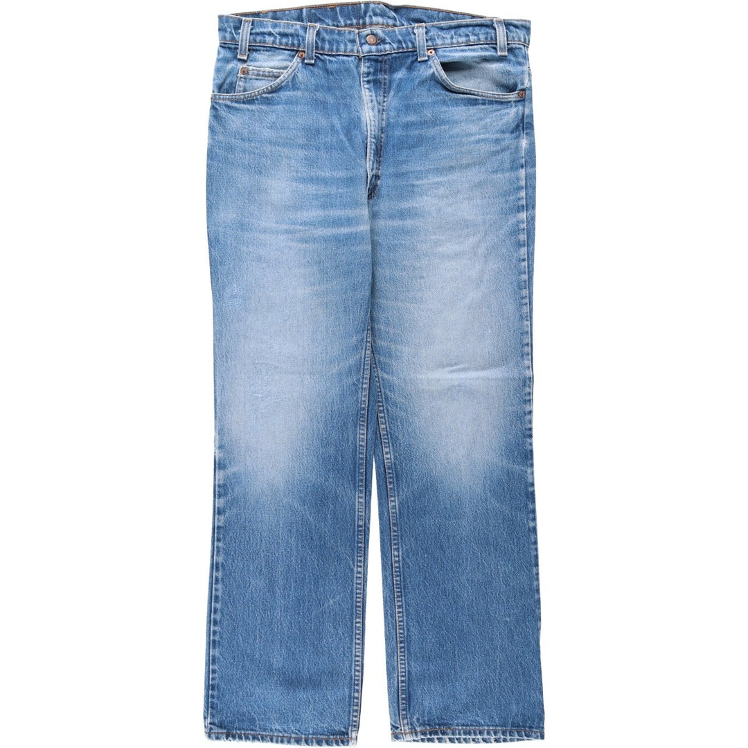 90'S Levi's 20517-0217 Orange Tab Bootcut Denim Pants, Made in USA, Men's Size 36, Vintage cotton blue type Vintage Second Hand
