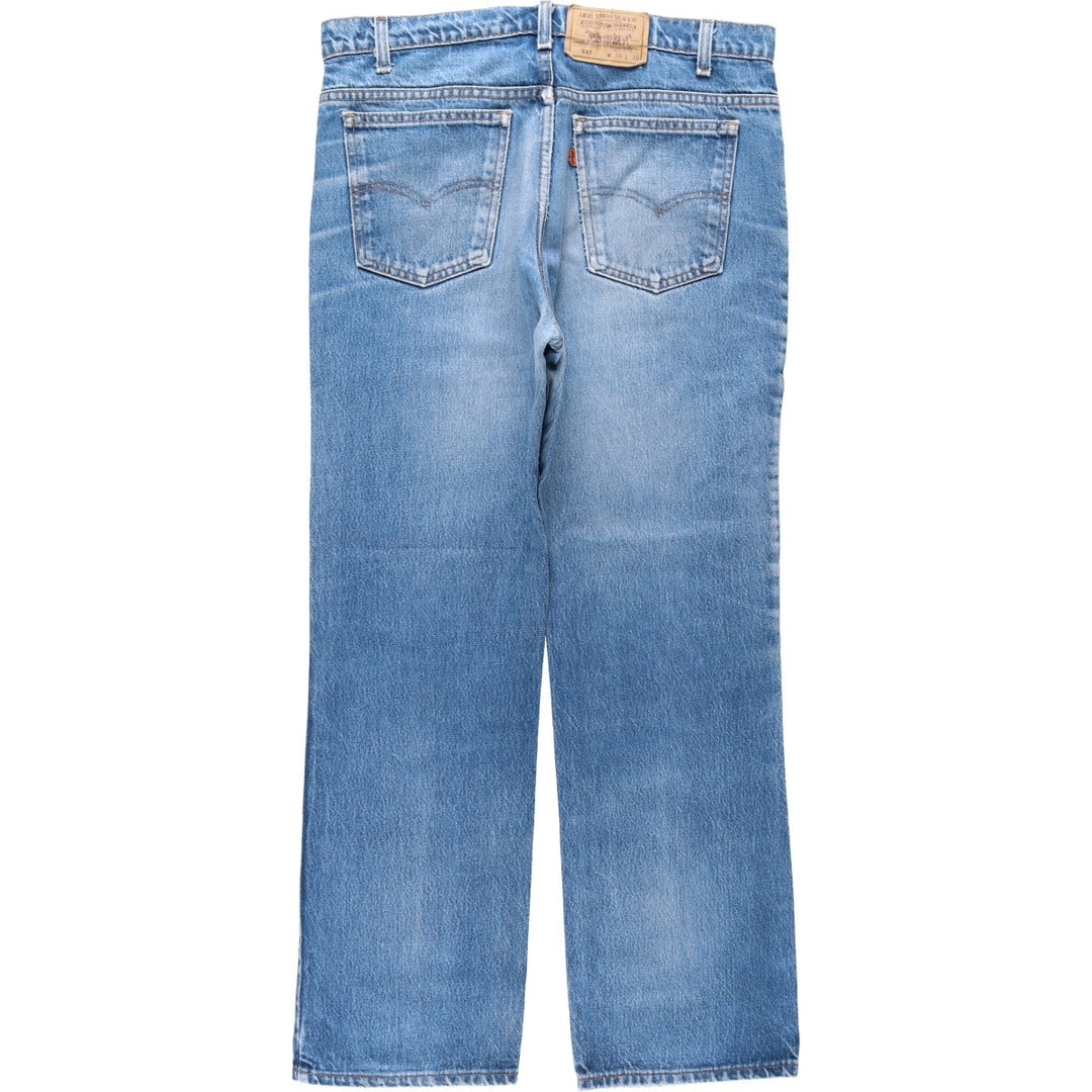 90'S Levi's 20517-0217 Orange Tab Bootcut Denim Pants, Made in USA, Men's Size 36, Vintage cotton blue type Vintage Second Hand