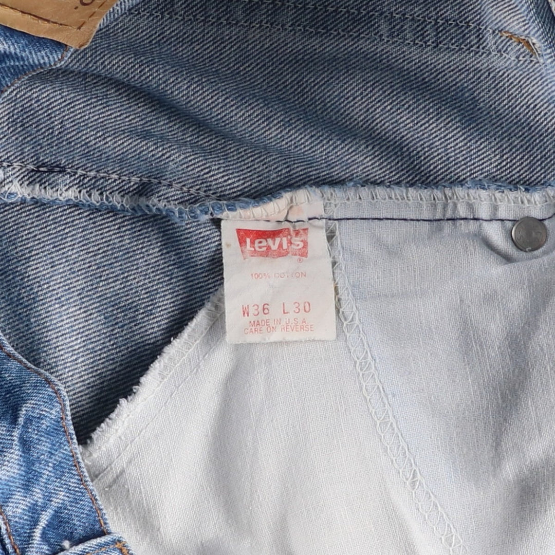 90'S Levi's 20517-0217 Orange Tab Bootcut Denim Pants, Made in USA, Men's Size 36, Vintage cotton blue type Vintage Second Hand