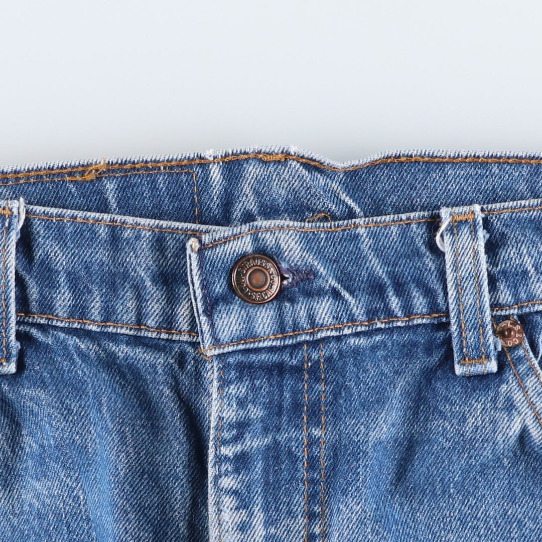 90'S Levi's 20517-0217 Orange Tab Bootcut Denim Pants, Made in USA, Men's Size 36, Vintage cotton blue type Vintage Second Hand