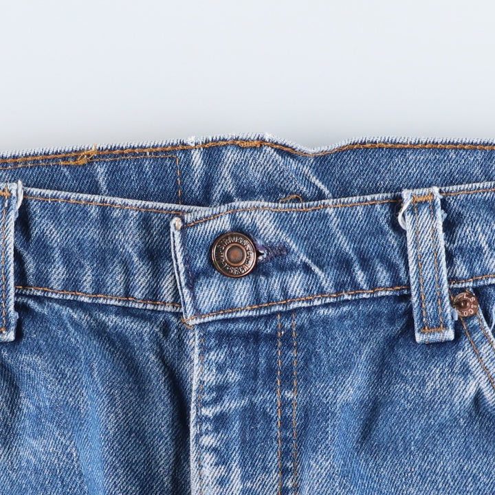 90'S Levi's 20517-0217 Orange Tab Bootcut Denim Pants, Made in USA, Men's Size 36, Vintage cotton blue type Vintage Second Hand