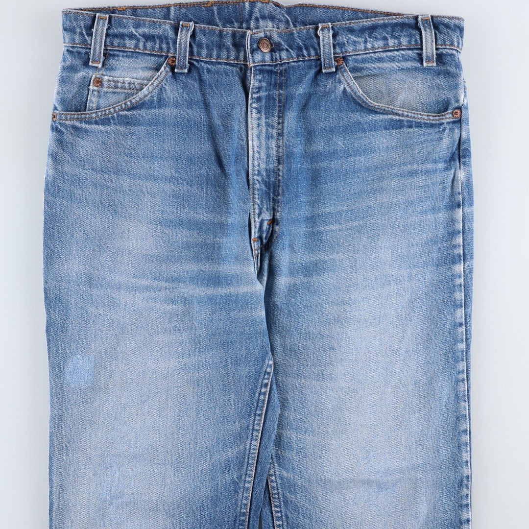 90'S Levi's 20517-0217 Orange Tab Bootcut Denim Pants, Made in USA, Men's Size 36, Vintage cotton blue type Vintage Second Hand