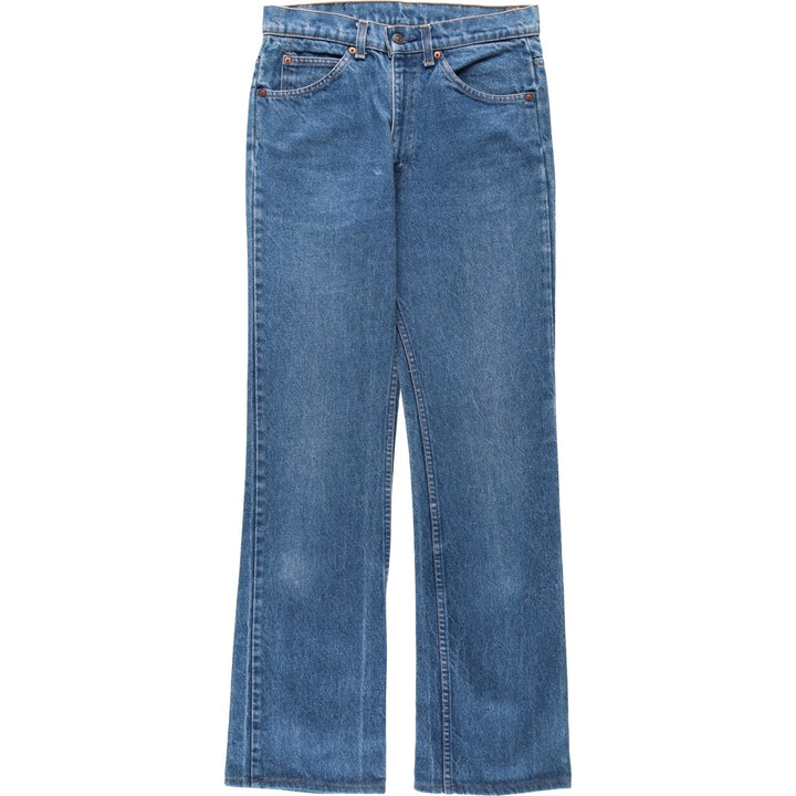 1980'S Levi's 20517-0217 Bootcut Denim Pants, Men's Size W30 (approx.), Vintage unclear blue type Vintage Second Hand