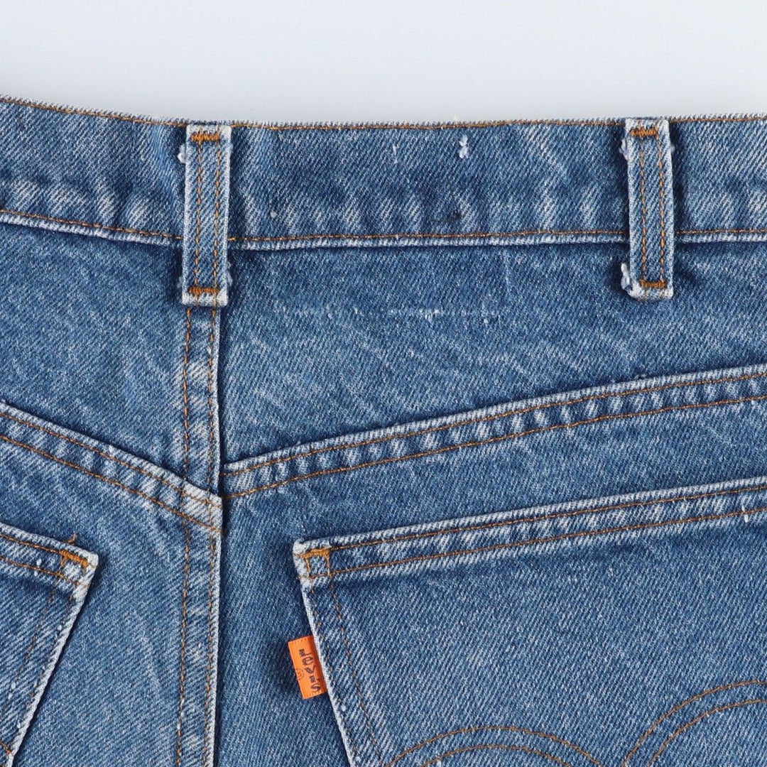 1980'S Levi's 20517-0217 Bootcut Denim Pants, Men's Size W30 (approx.), Vintage unclear blue type Vintage Second Hand