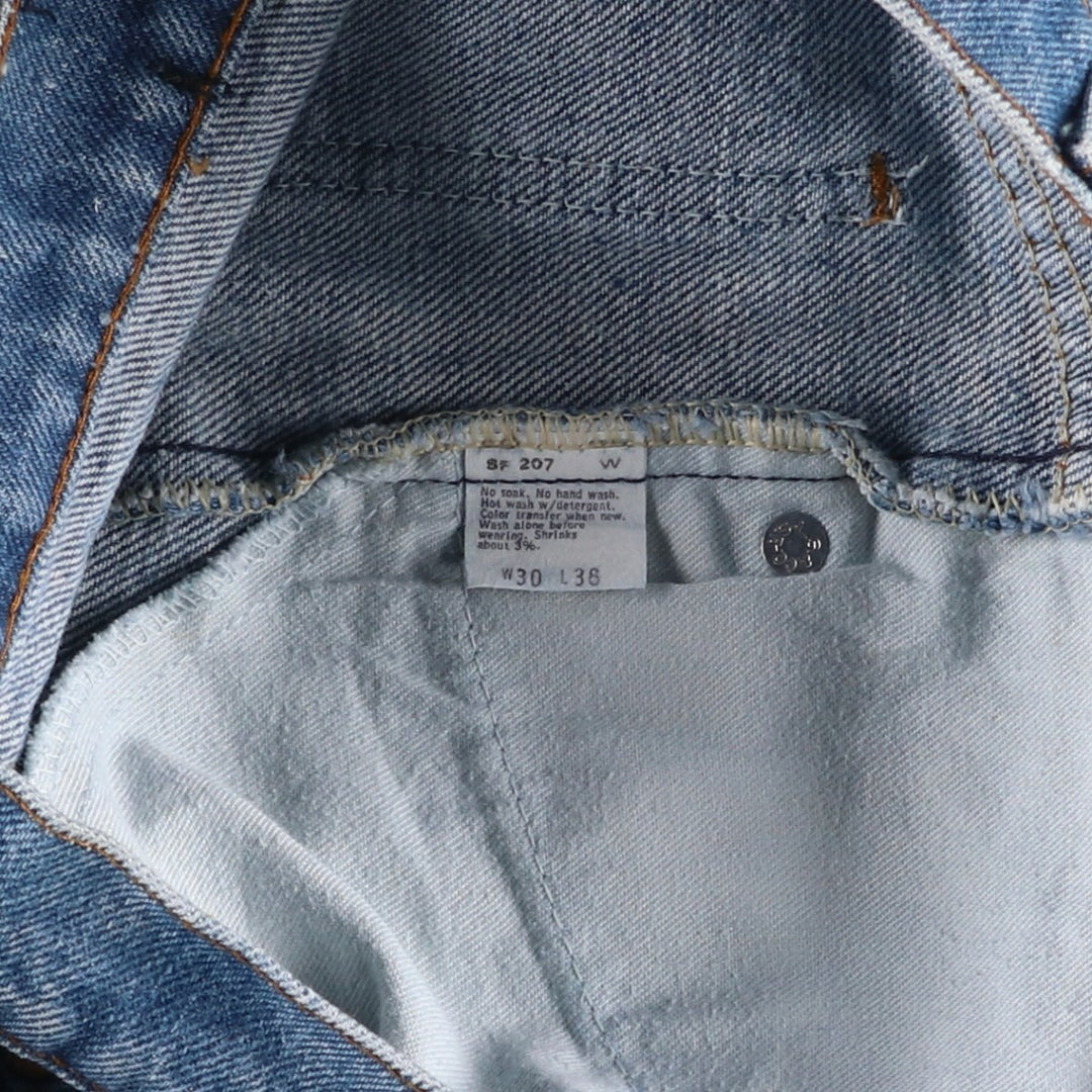 1980'S Levi's 20517-0217 Bootcut Denim Pants, Men's Size W30 (approx.), Vintage unclear blue type Vintage Second Hand