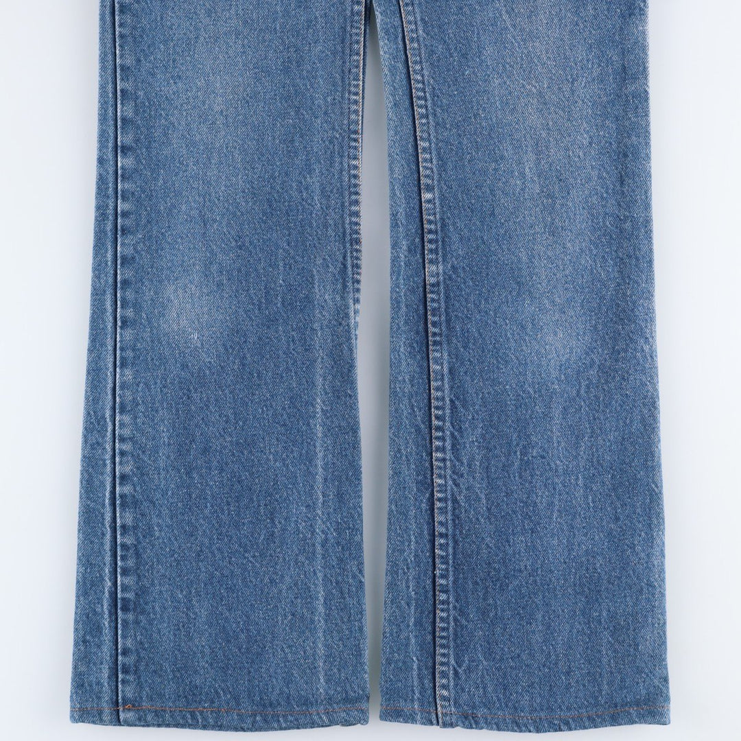 1980'S Levi's 20517-0217 Bootcut Denim Pants, Men's Size W30 (approx.), Vintage unclear blue type Vintage Second Hand