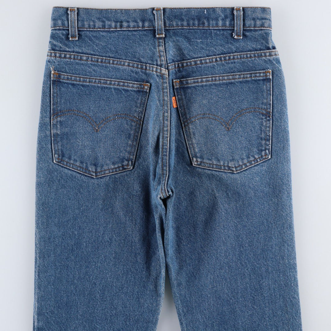 1980'S Levi's 20517-0217 Bootcut Denim Pants, Men's Size W30 (approx.), Vintage unclear blue type Vintage Second Hand