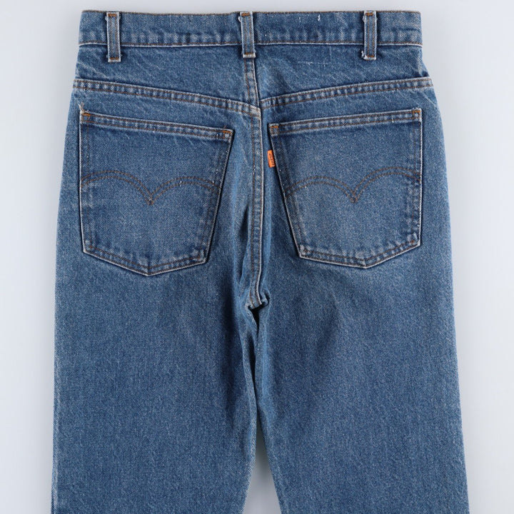 1980'S Levi's 20517-0217 Bootcut Denim Pants, Men's Size W30 (approx.), Vintage unclear blue type Vintage Second Hand
