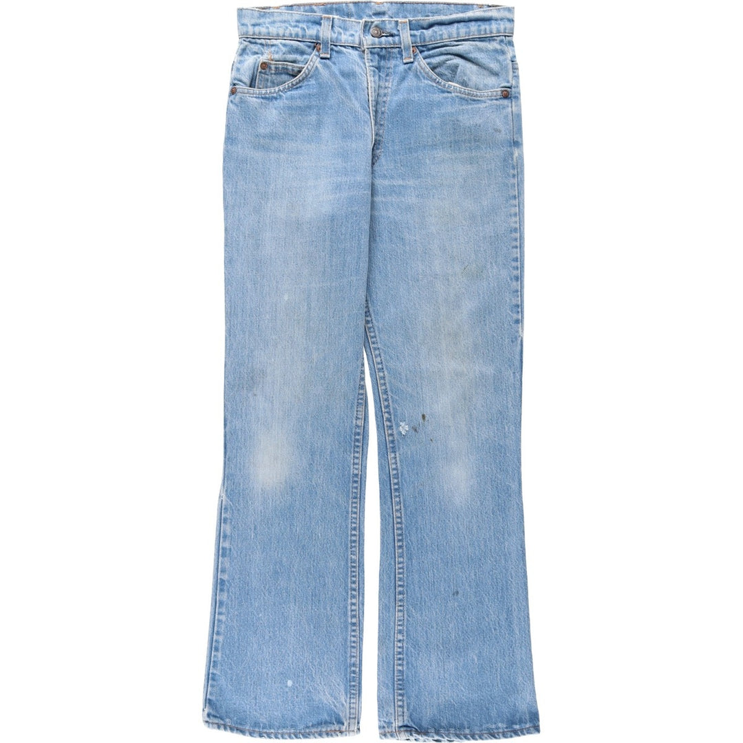 90'S Levi's 517 Orange Tab Bootcut Denim Pants, Men's Size W29 (approx.), Vintage unclear blue type Vintage Second Hand