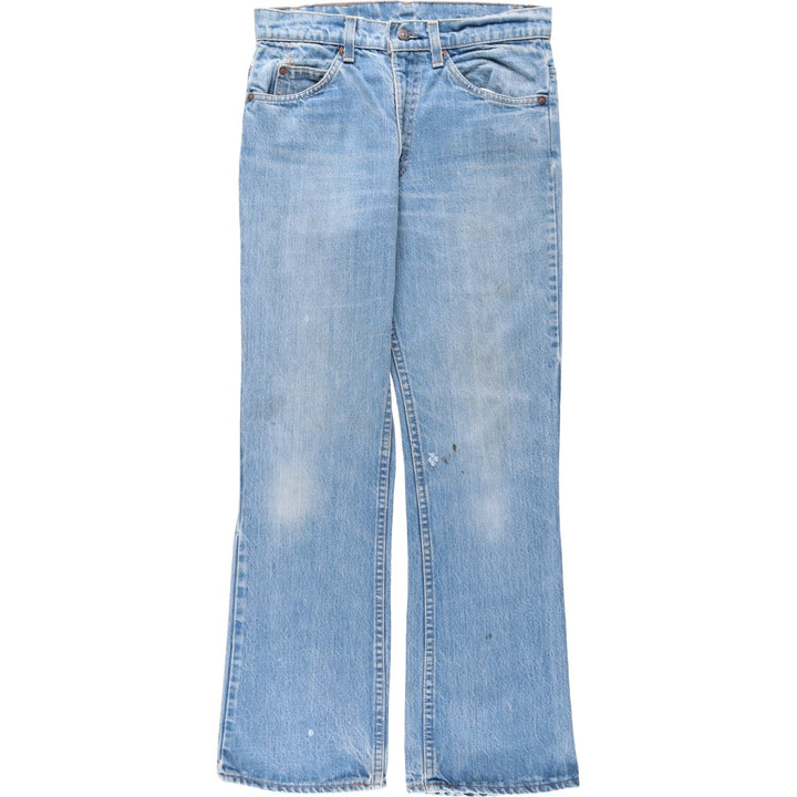 90'S Levi's 517 Orange Tab Bootcut Denim Pants, Men's Size W29 (approx.), Vintage unclear blue type Vintage Second Hand
