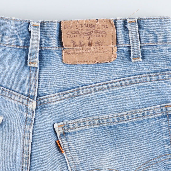 90'S Levi's 517 Orange Tab Bootcut Denim Pants, Men's Size W29 (approx.), Vintage unclear blue type Vintage Second Hand