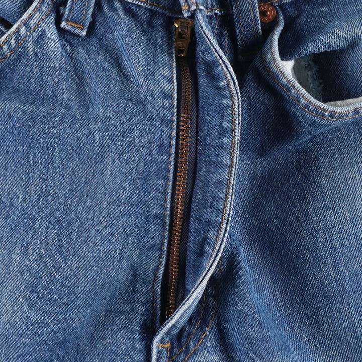 1980'S Levi's 20517-0217 Orange Tab Flare Cut Denim Pants, Made in USA, Vintage cotton blue type Vintage Second Hand