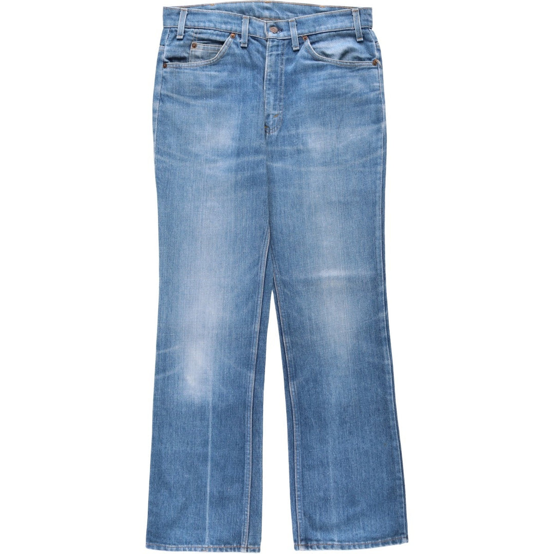 Levi's 517 Bootcut Denim Pants for Men, Size W34 unclear blue type Vintage Second Hand