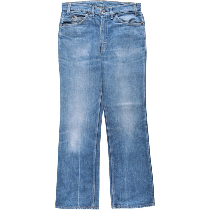 Levi's 517 Bootcut Denim Pants for Men, Size W34 unclear blue type Vintage Second Hand