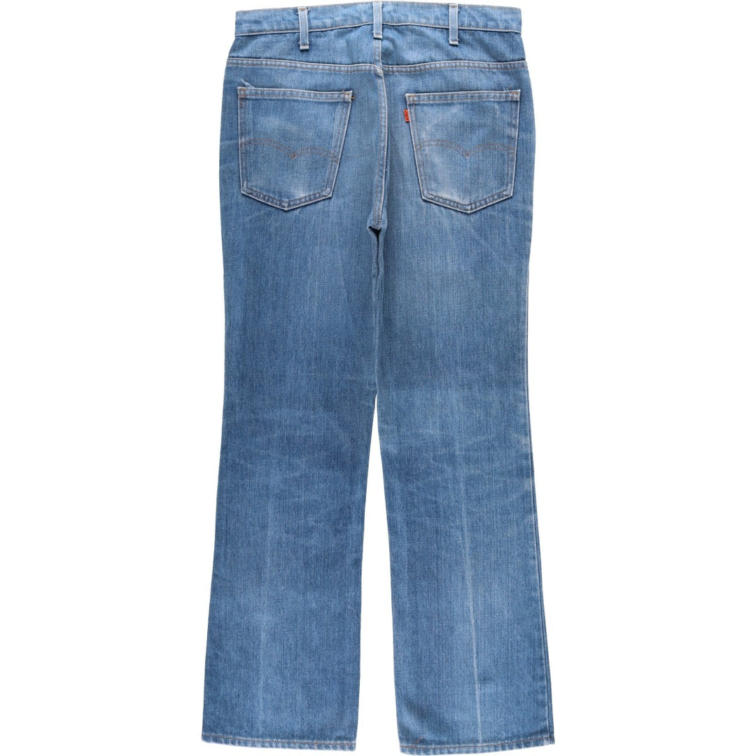 Levi's 517 Bootcut Denim Pants for Men, Size W34 unclear blue type Vintage Second Hand