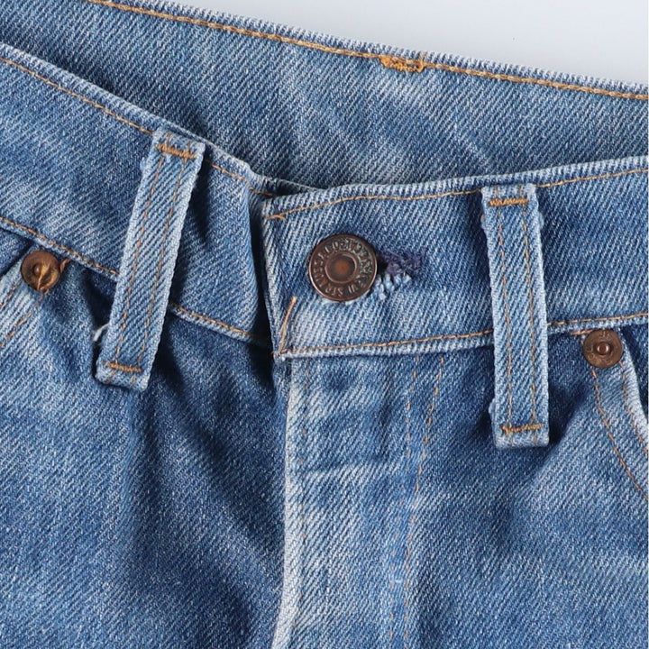 Levi's 517 Bootcut Denim Pants for Men, Size W34 unclear blue type Vintage Second Hand