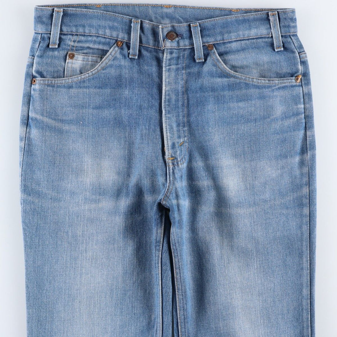 Levi's 517 Bootcut Denim Pants for Men, Size W34 unclear blue type Vintage Second Hand