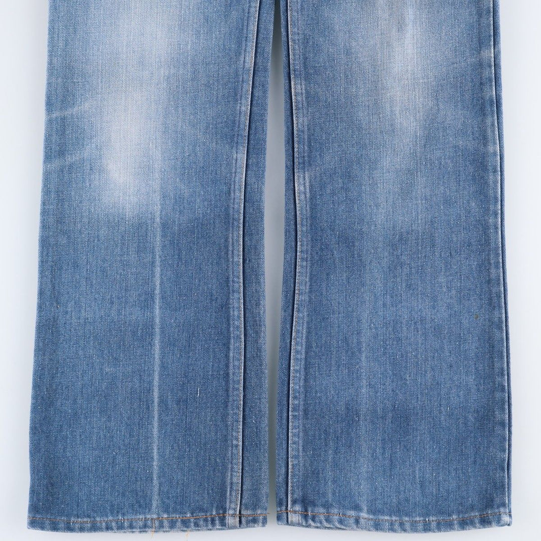 Levi's 517 Bootcut Denim Pants for Men, Size W34 unclear blue type Vintage Second Hand
