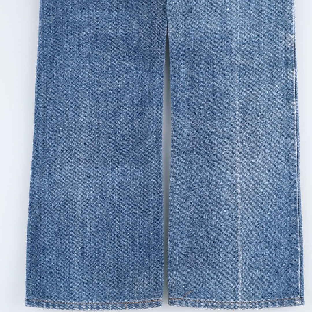 Levi's 517 Bootcut Denim Pants for Men, Size W34 unclear blue type Vintage Second Hand