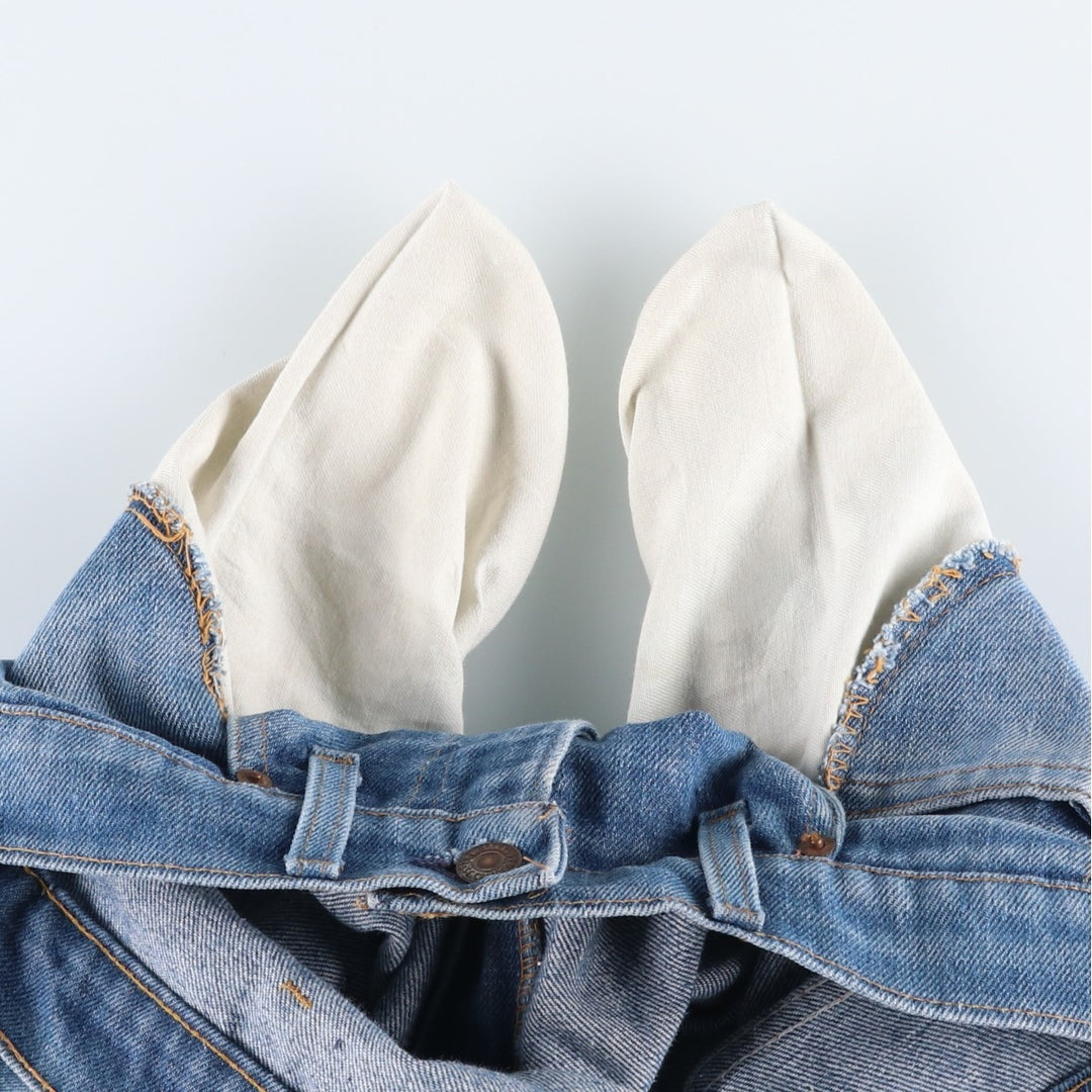 Levi's 517 Bootcut Denim Pants for Men, Size W34 unclear blue type Vintage Second Hand