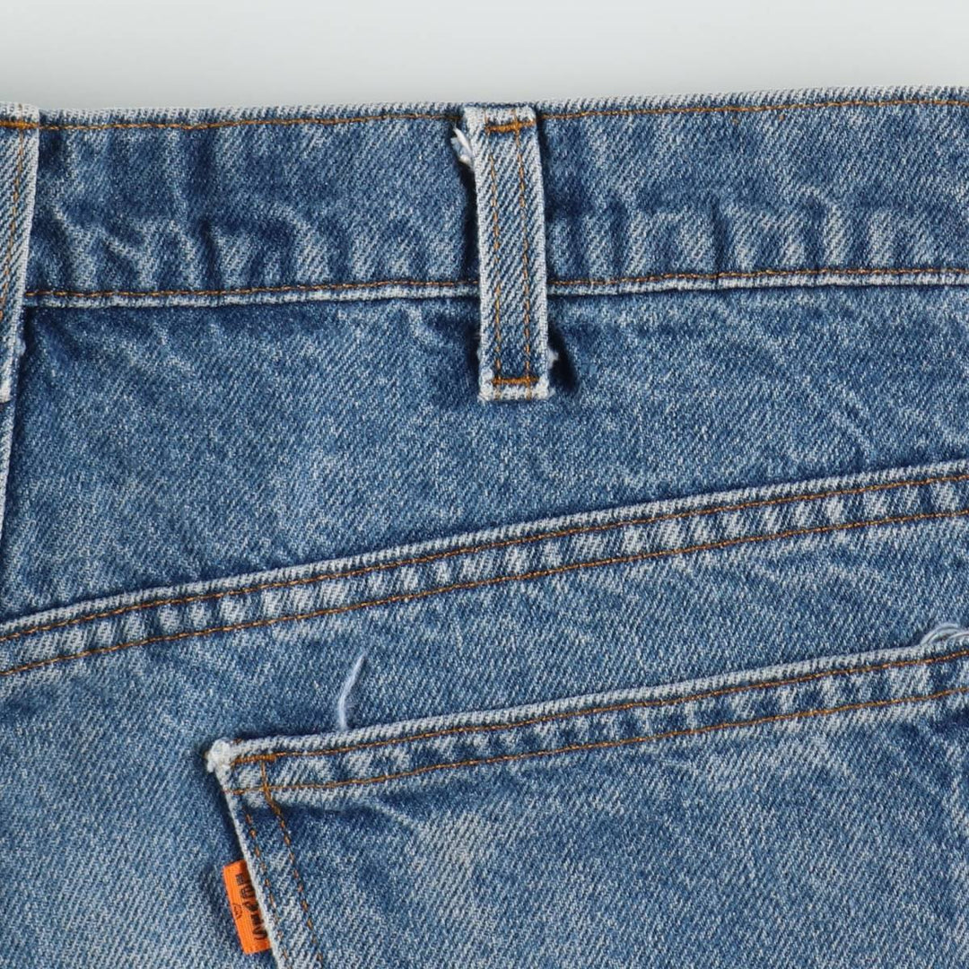 ~90'S Levi's 517 Orange Tab Bootcut Denim Pants, Made in USA, Men's W33 (approx.), Vintage unclear blue type Vintage Second Hand