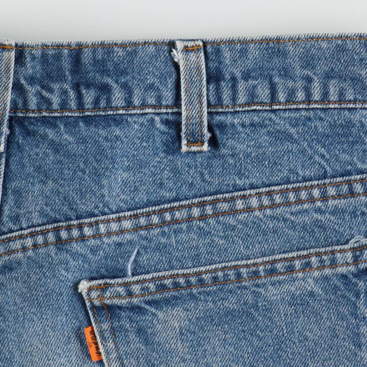 ~90'S Levi's 517 Orange Tab Bootcut Denim Pants, Made in USA, Men's W33 (approx.), Vintage unclear blue type Vintage Second Hand