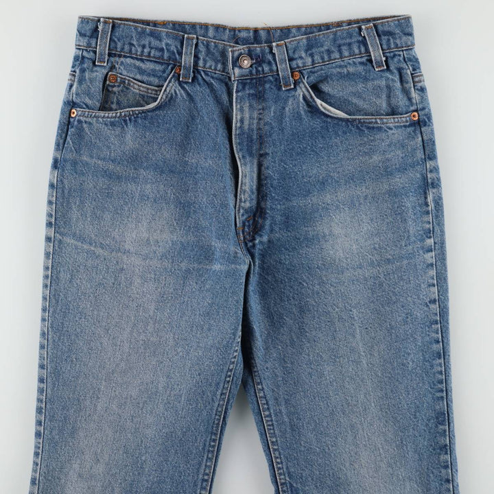 ~90'S Levi's 517 Orange Tab Bootcut Denim Pants, Made in USA, Men's W33 (approx.), Vintage unclear blue type Vintage Second Hand