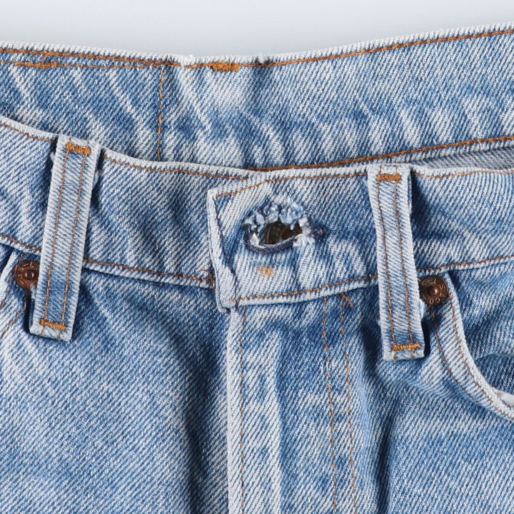 1990'S Levi's 20517-0217 Orange Tab Bootcut Denim Pants, Men's Size W30 (approx.), Vintage cotton Blue type light blue Vintage Second Hand