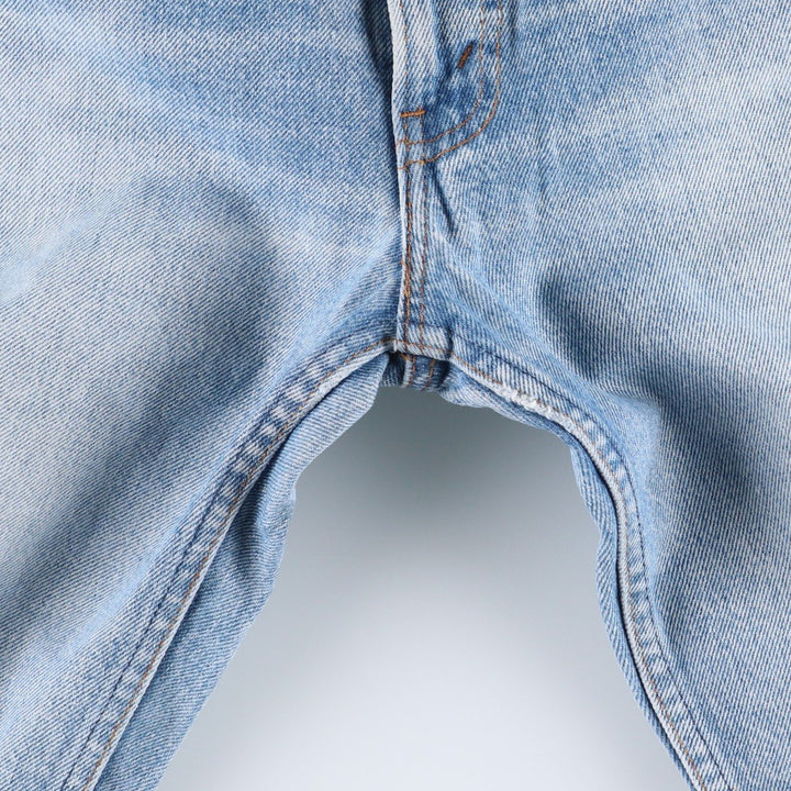 1990'S Levi's 20517-0217 Orange Tab Bootcut Denim Pants, Men's Size W30 (approx.), Vintage cotton Blue type light blue Vintage Second Hand