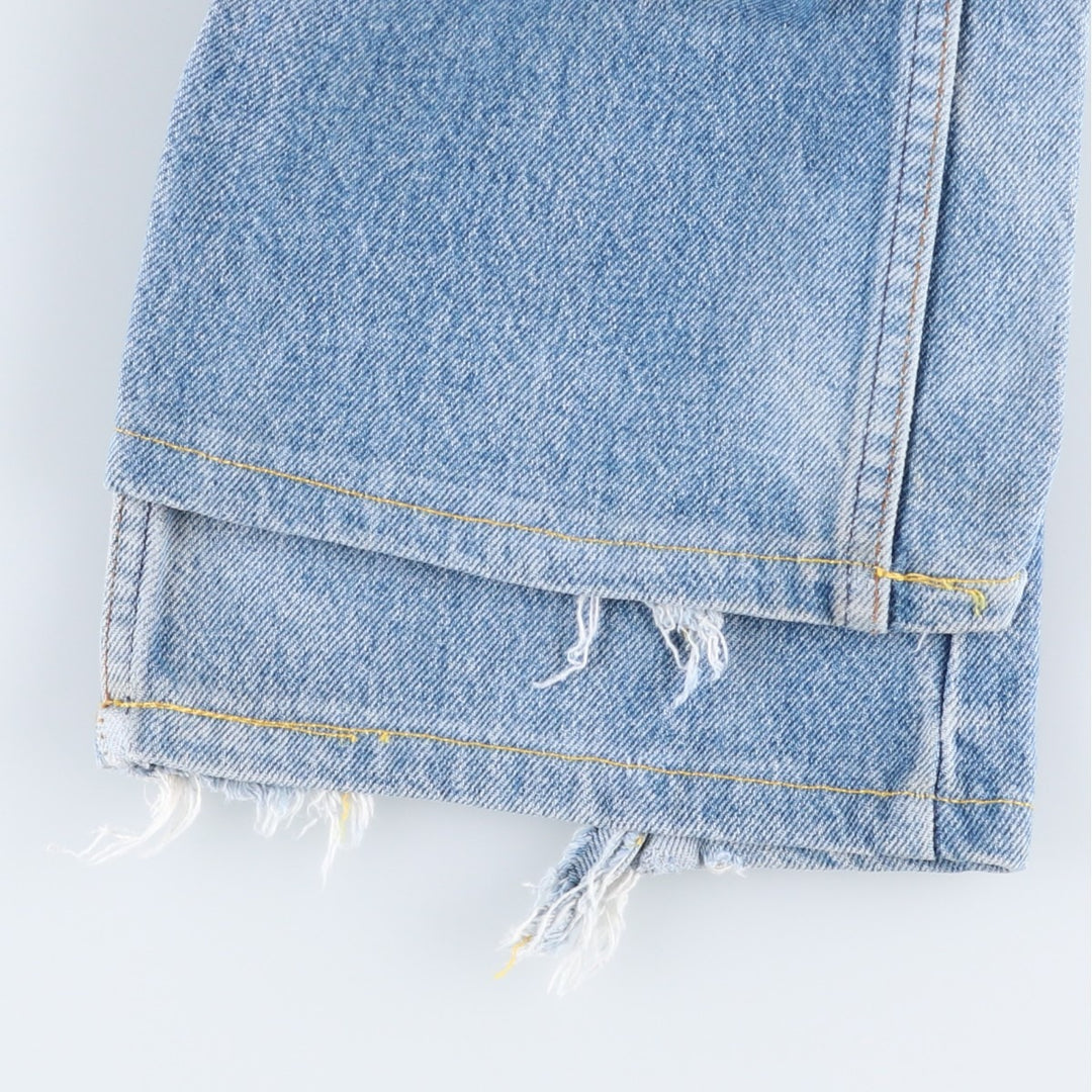 1990'S Levi's 20517-0217 Orange Tab Bootcut Denim Pants, Men's Size W30 (approx.), Vintage cotton Blue type light blue Vintage Second Hand