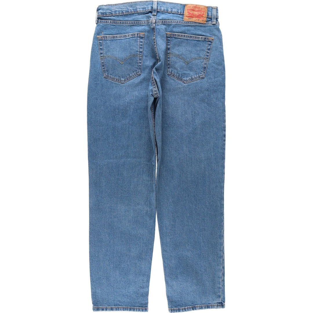 Levi's 550 tapered denim pants for men, size W34 cotton blue type Vintage Second Hand