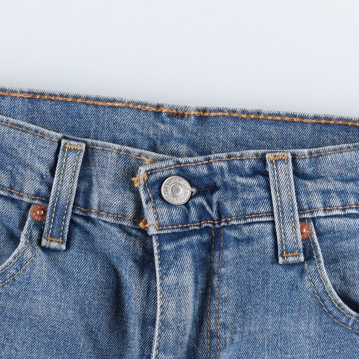Levi's 550 tapered denim pants for men, size W34 cotton blue type Vintage Second Hand