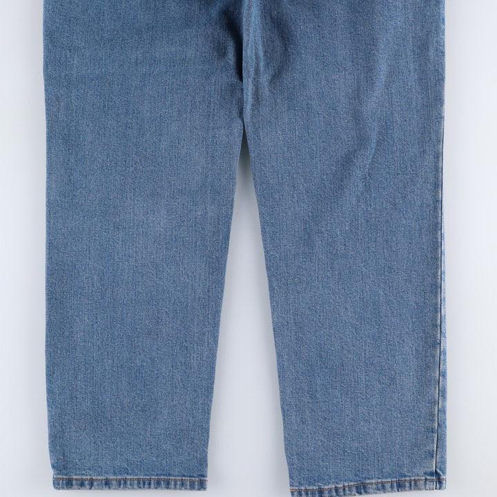 Levi's 550 tapered denim pants for men, size W34 cotton blue type Vintage Second Hand