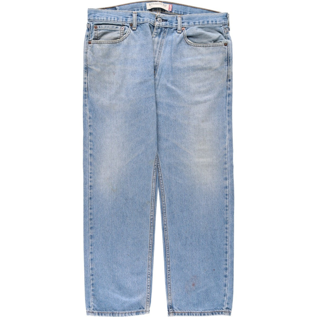 Levi's 505 STRAIGHT FIT tapered denim pants for men, size w37 cotton blue type Vintage Second Hand