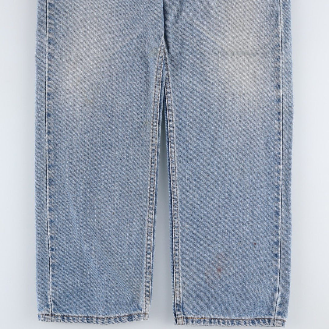 Levi's 505 STRAIGHT FIT tapered denim pants for men, size w37 cotton blue type Vintage Second Hand