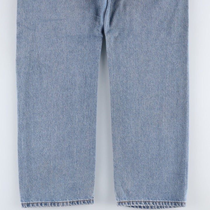 Levi's 505 STRAIGHT FIT tapered denim pants for men, size w37 cotton blue type Vintage Second Hand