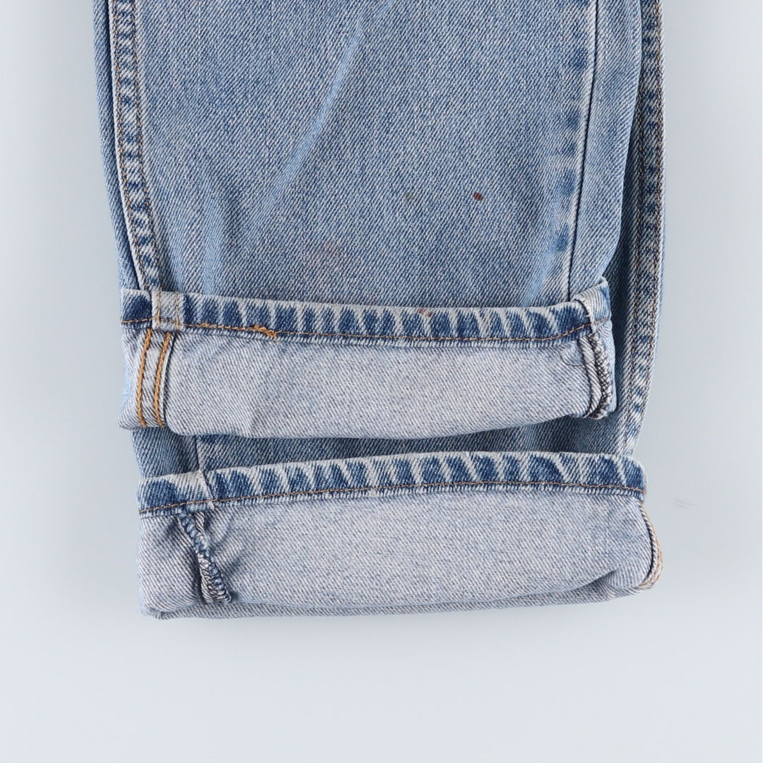 Levi's 505 STRAIGHT FIT tapered denim pants for men, size w37 cotton blue type Vintage Second Hand