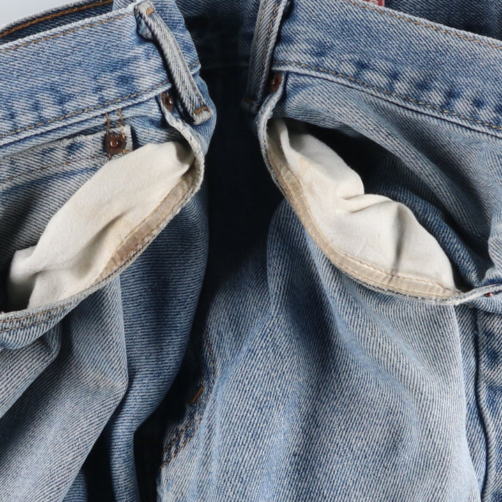 Levi's 505 STRAIGHT FIT tapered denim pants for men, size w37 cotton blue type Vintage Second Hand