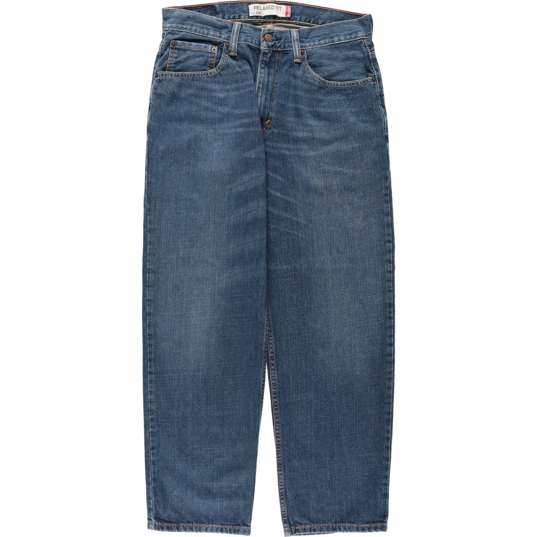 Levi's 550 Relaxed Fit Tapered Denim Pants for Men, W32 equivalent cotton blue type Vintage Second Hand