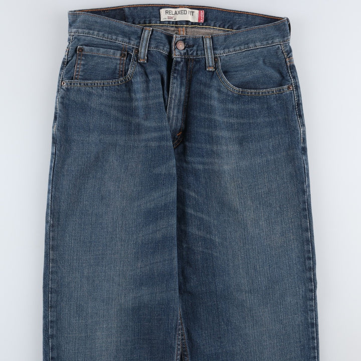 Levi's 550 Relaxed Fit Tapered Denim Pants for Men, W32 equivalent cotton blue type Vintage Second Hand