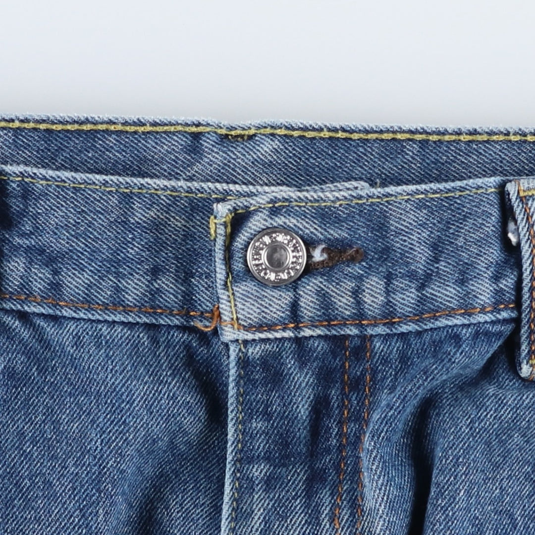 Levi's 550 tapered denim pants for men, size w36 cotton blue type Vintage Second Hand