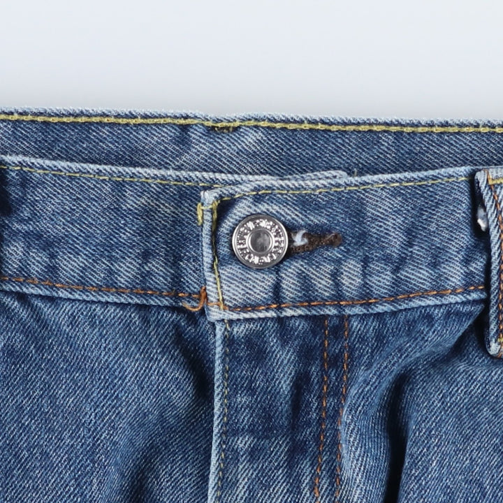 Levi's 550 tapered denim pants for men, size w36 cotton blue type Vintage Second Hand