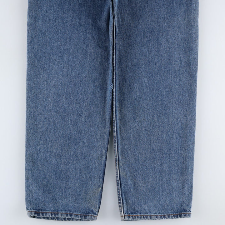 Levi's 550 tapered denim pants for men, size w36 cotton blue type Vintage Second Hand