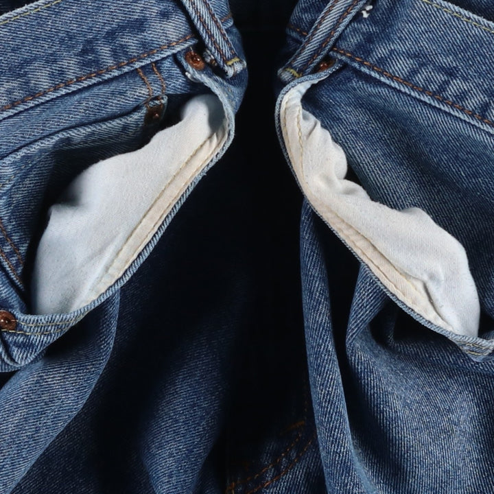 Levi's 550 tapered denim pants for men, size w36 cotton blue type Vintage Second Hand