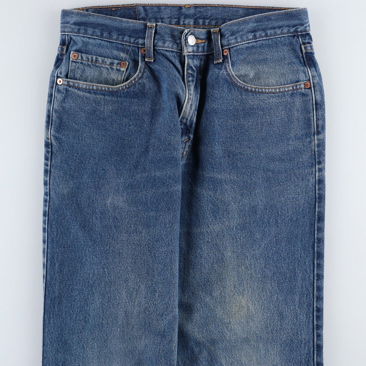 00'S Levi's 550 Relaxed Fit Tapered Denim Pants Men's W32 cotton blue type Vintage Second Hand