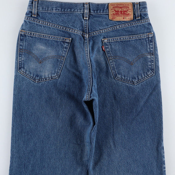 00'S Levi's 550 Relaxed Fit Tapered Denim Pants Men's W32 cotton blue type Vintage Second Hand