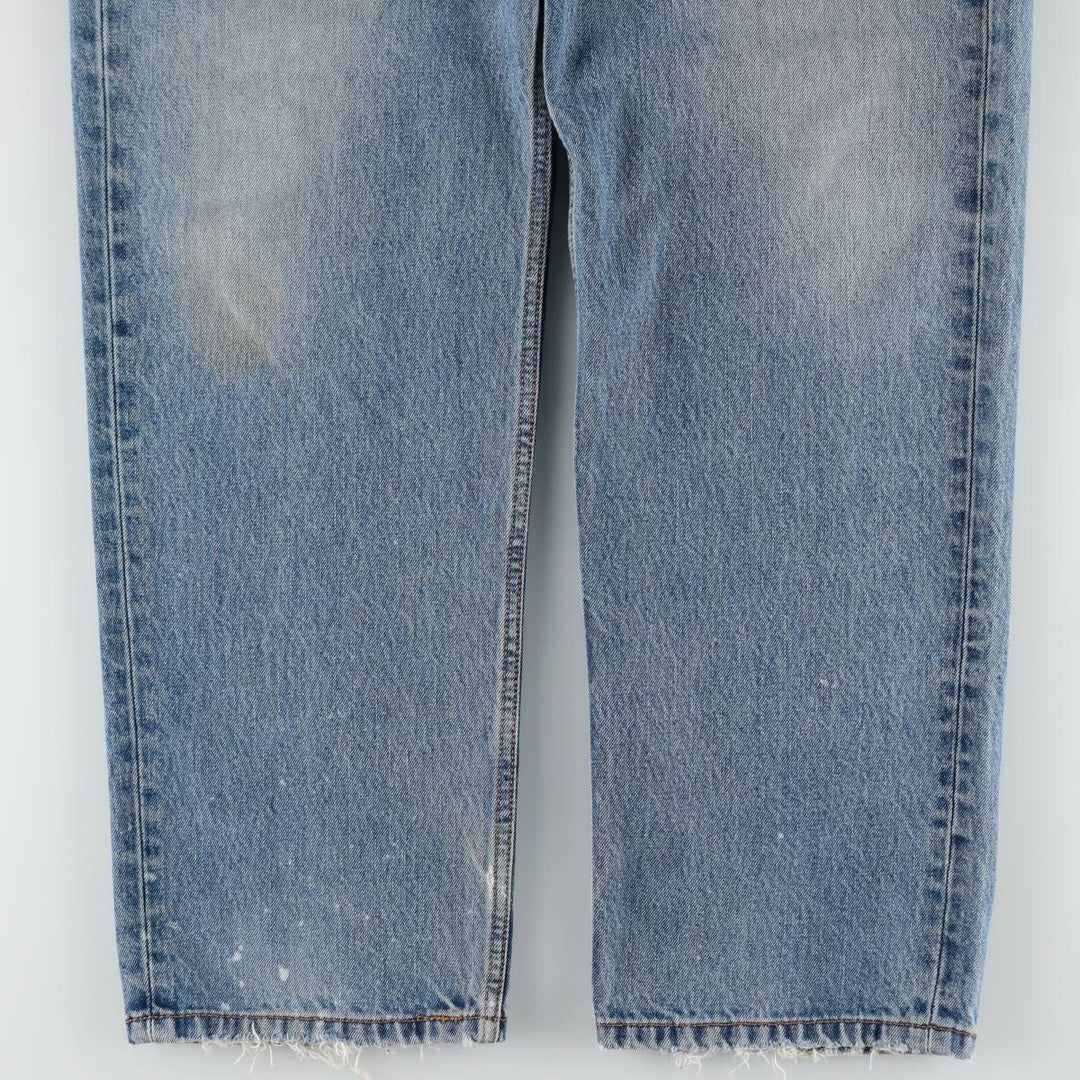 Levi's 550 tapered denim pants for men, size w36 cotton blue type Vintage Second Hand